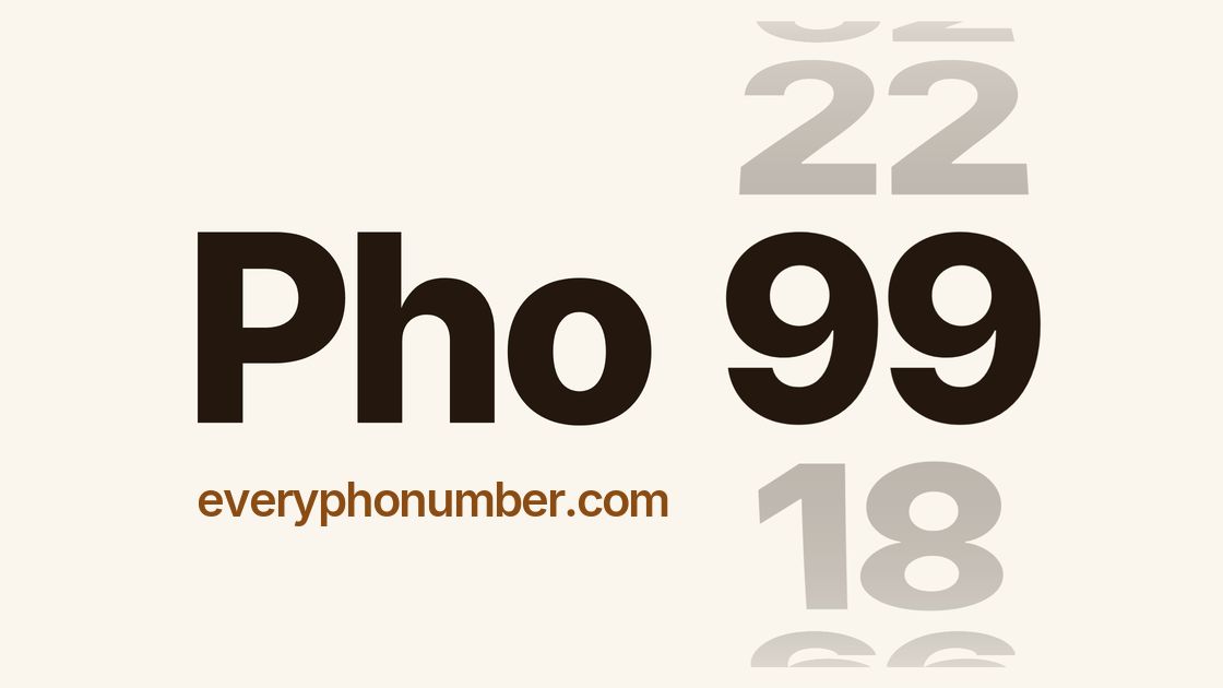 Every Pho Number