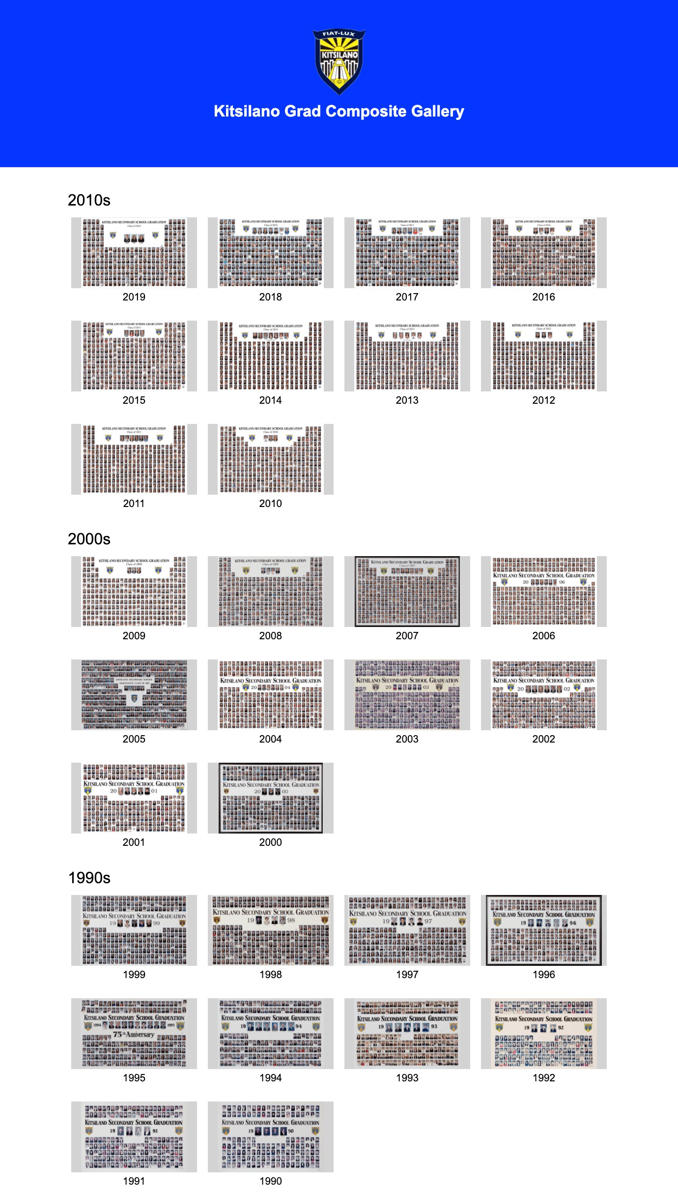 Kitsilano Grad Composite Gallery